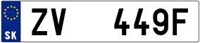 Truck License Plate